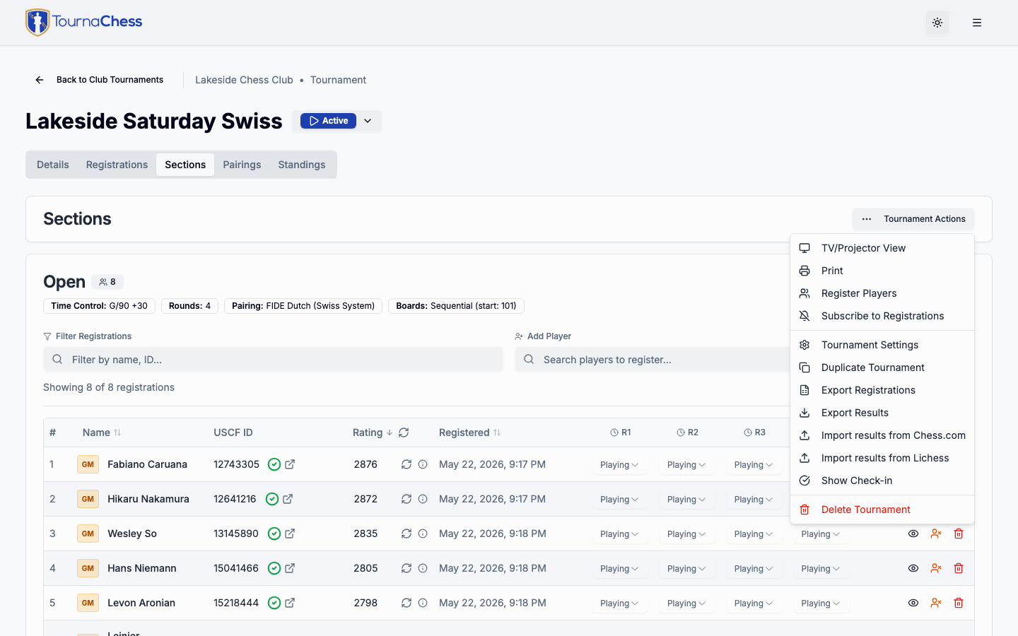 Enabling check-in